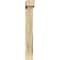 Ekena Millwork Traditional Block Rough Sawn Bracket w/ Offset Brace, Douglas Fir, 6"W x 32"D x 44"H BKT0604X32X44TRA05RDF - alternate 3